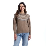 웨더프루프 빈티지 여성 페어아일 스웨터