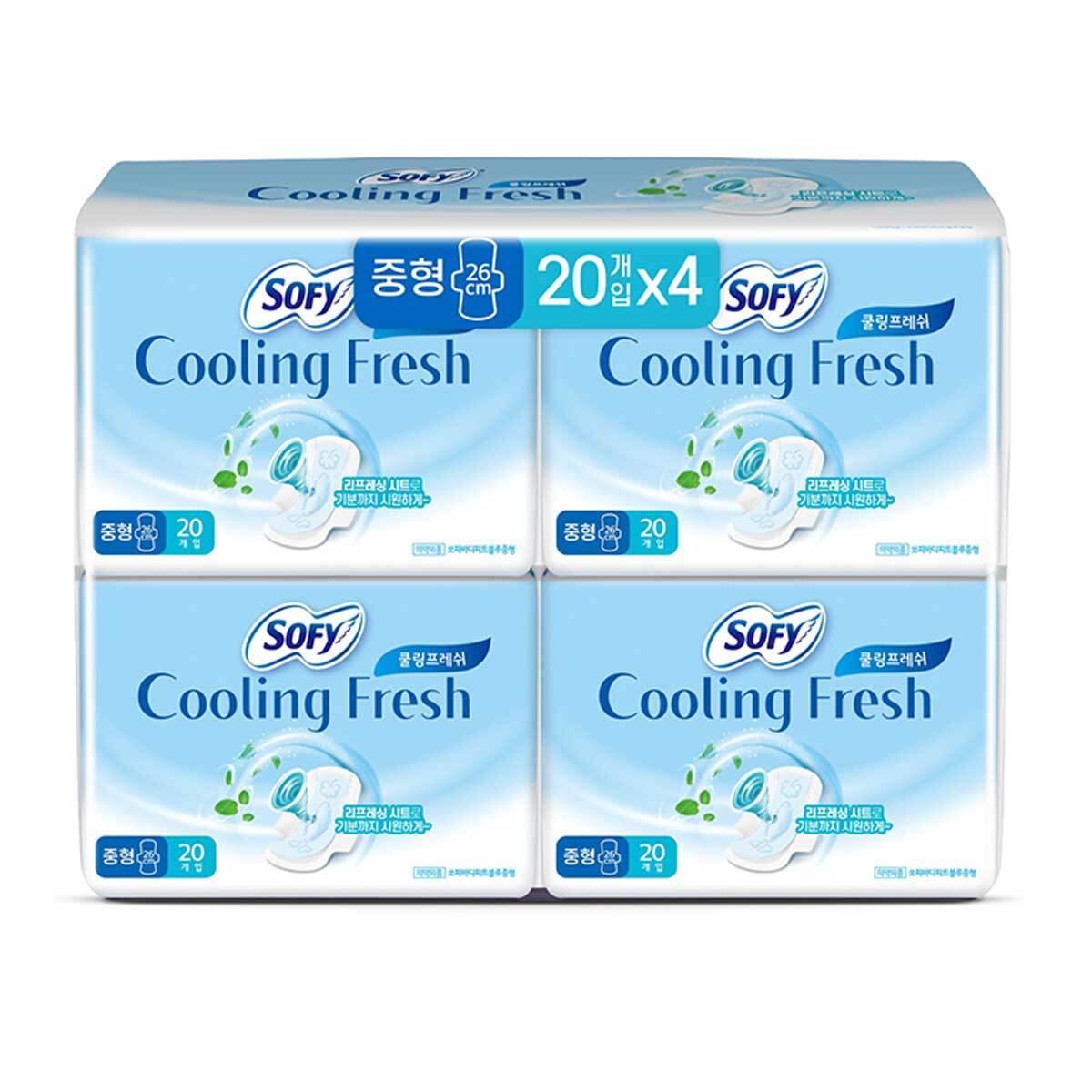 쏘피 쿨링 패드 중형 20개 X 4팩