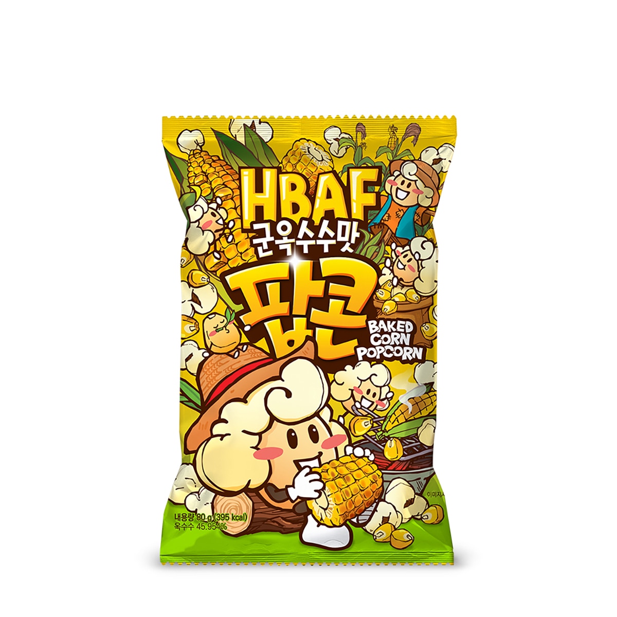 HBAF 팝콘 4 종세트80G X 16 / 1,280G