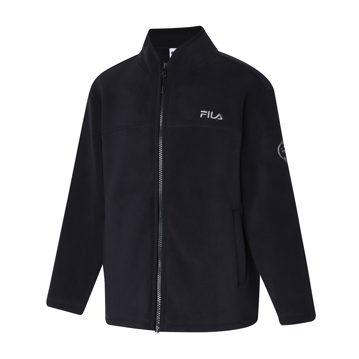 휠라 키즈 보아 플리스 자켓 - 블랙, 145 휠라 키즈 보아 플리스 자켓 - 블랙, 145