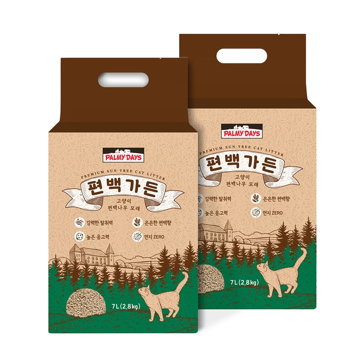 Palmy Days Sun Tree Cat Litter 2.8kg x 2 (14L) 685385