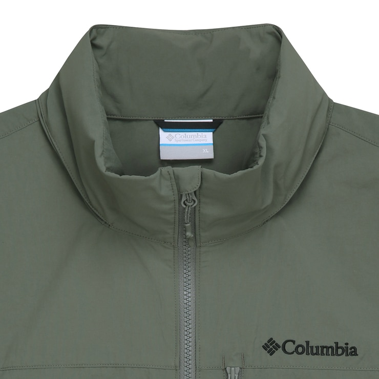 컬럼비아 남성 후드 베스트 - 카키, M
