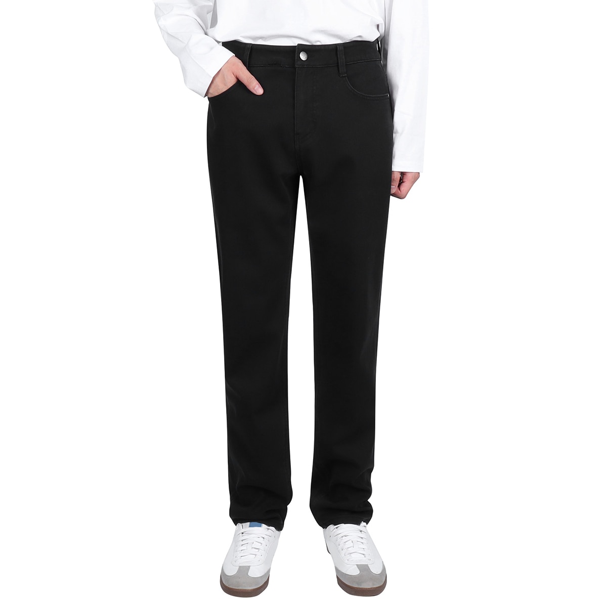 케네스콜 남성 본딩 청바지 - 블랙