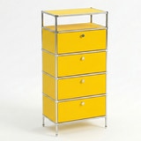 더원 모듈 4단 오픈 서랍장