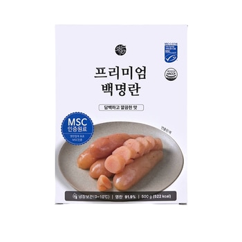 덕화 프리미엄 백명란 500g