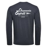 아이더 남성 긴팔 크루티 - 차콜, XL