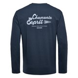 아이더 남성 긴팔 크루티 - 네이비