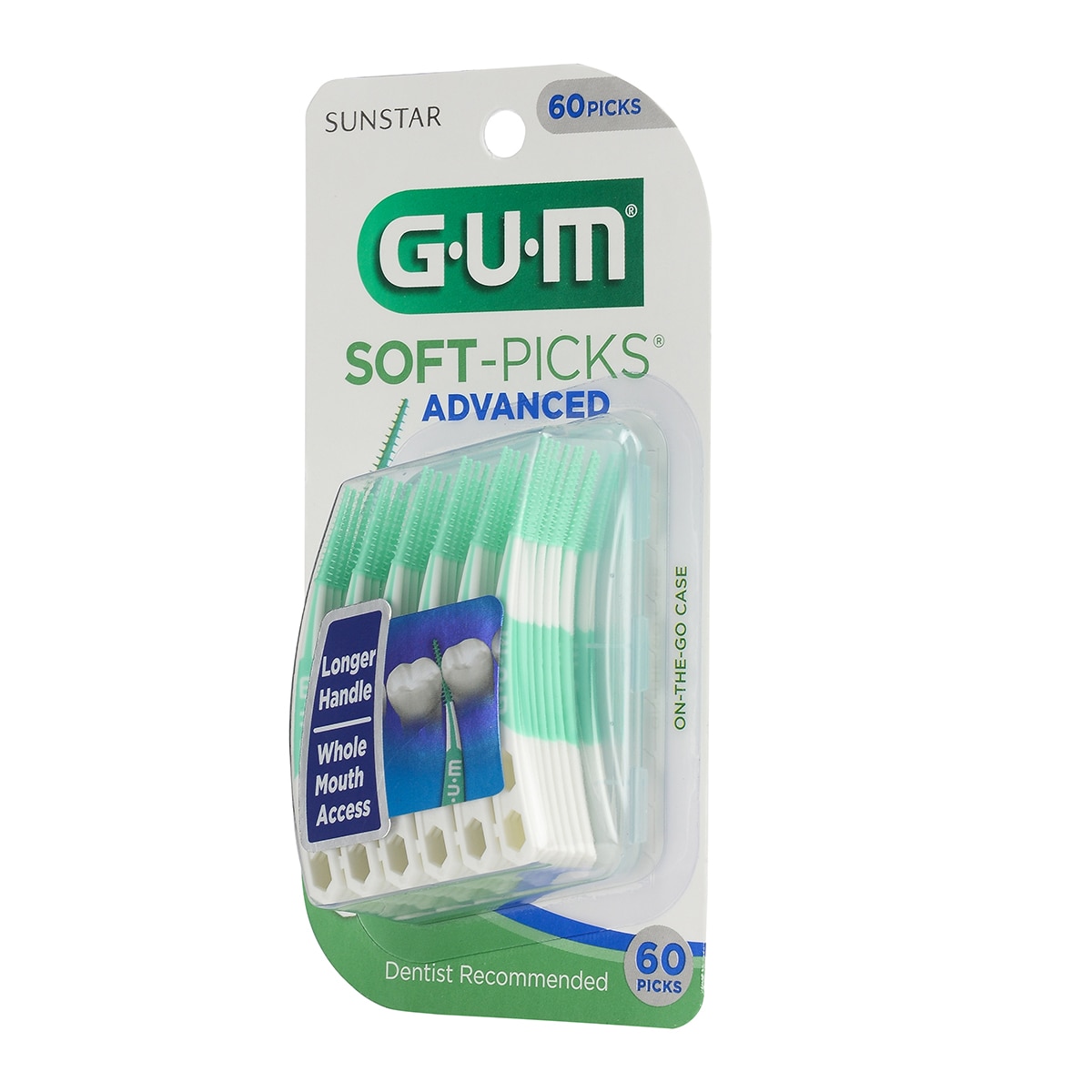 G.U.M 일회용 치간칫솔소프트픽어드밴스드60개x 4팩