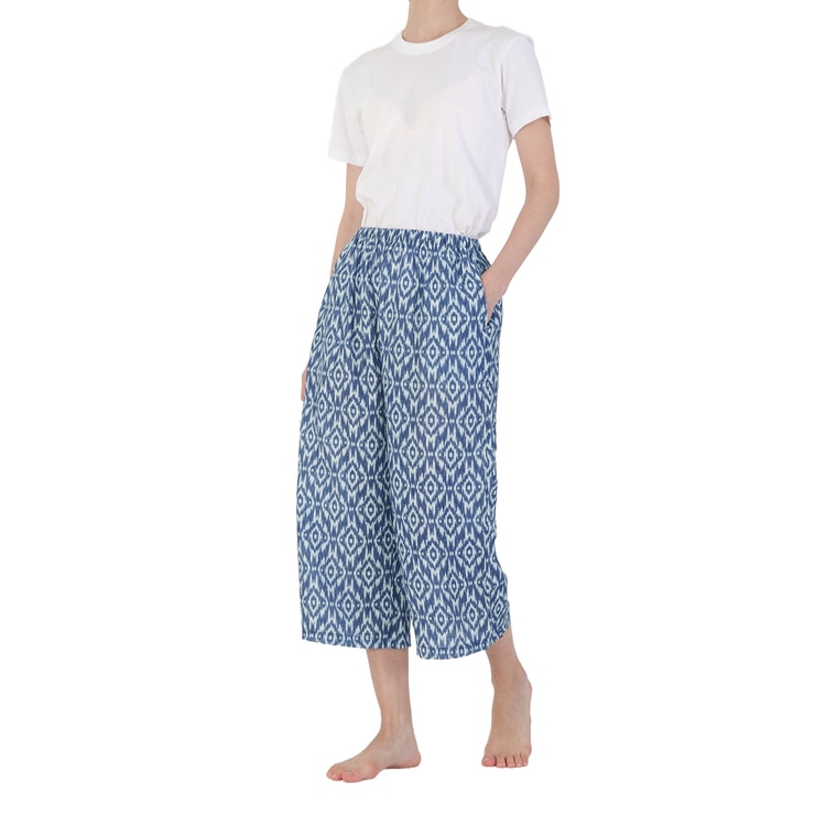 비비안 여성 레이온 라운지 바지 2pk - 블루&네이비