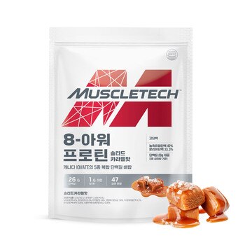 머슬텍 8-아워 프로틴 솔티드카라멜맛 2kg