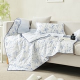 에이프릴앳홈 모달 인견 사계절 담요 120x150cm - 블루