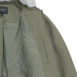 게스 남성 후디 보머 자켓 - 카키