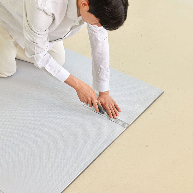 고려화학 잘라쓰는 롤매트 110 X 700 X 1.5cm - 모던 그레이 고려화학 잘라쓰는 롤매트 110 X 700 X 1.5cm - 모던 그레이