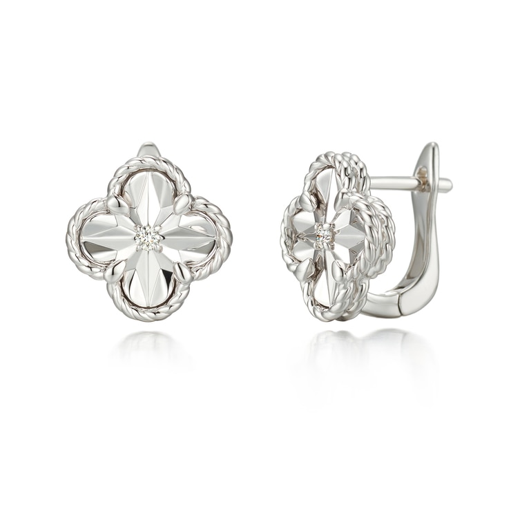 론드 에클레어 다아아 귀걸이총 0.02캐럿