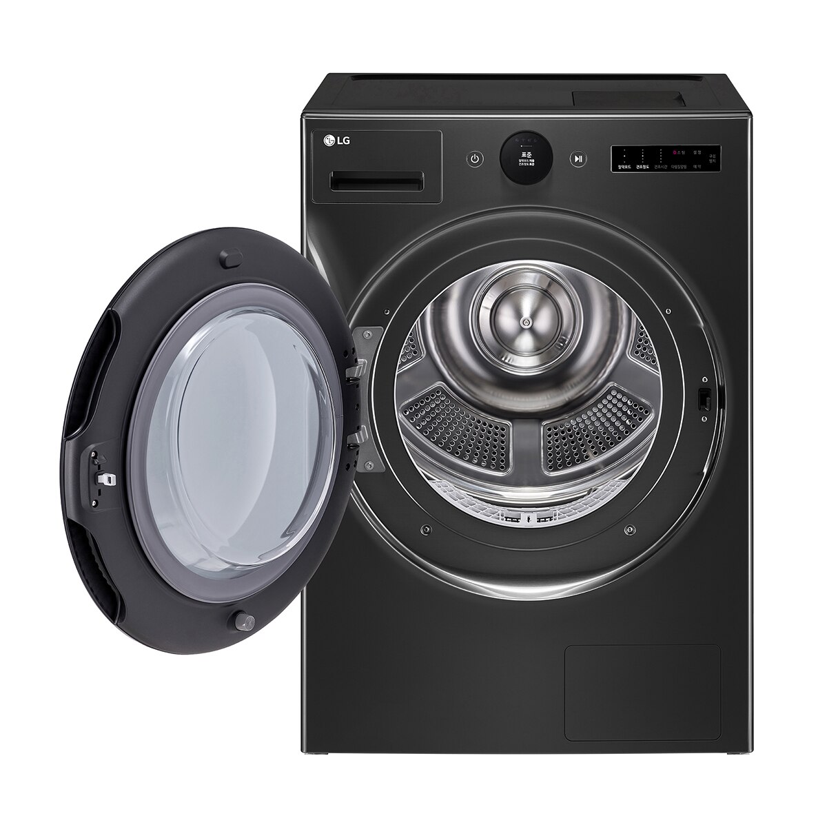 엘지 오브제 건조기 25kg - 블랙 스테인리스