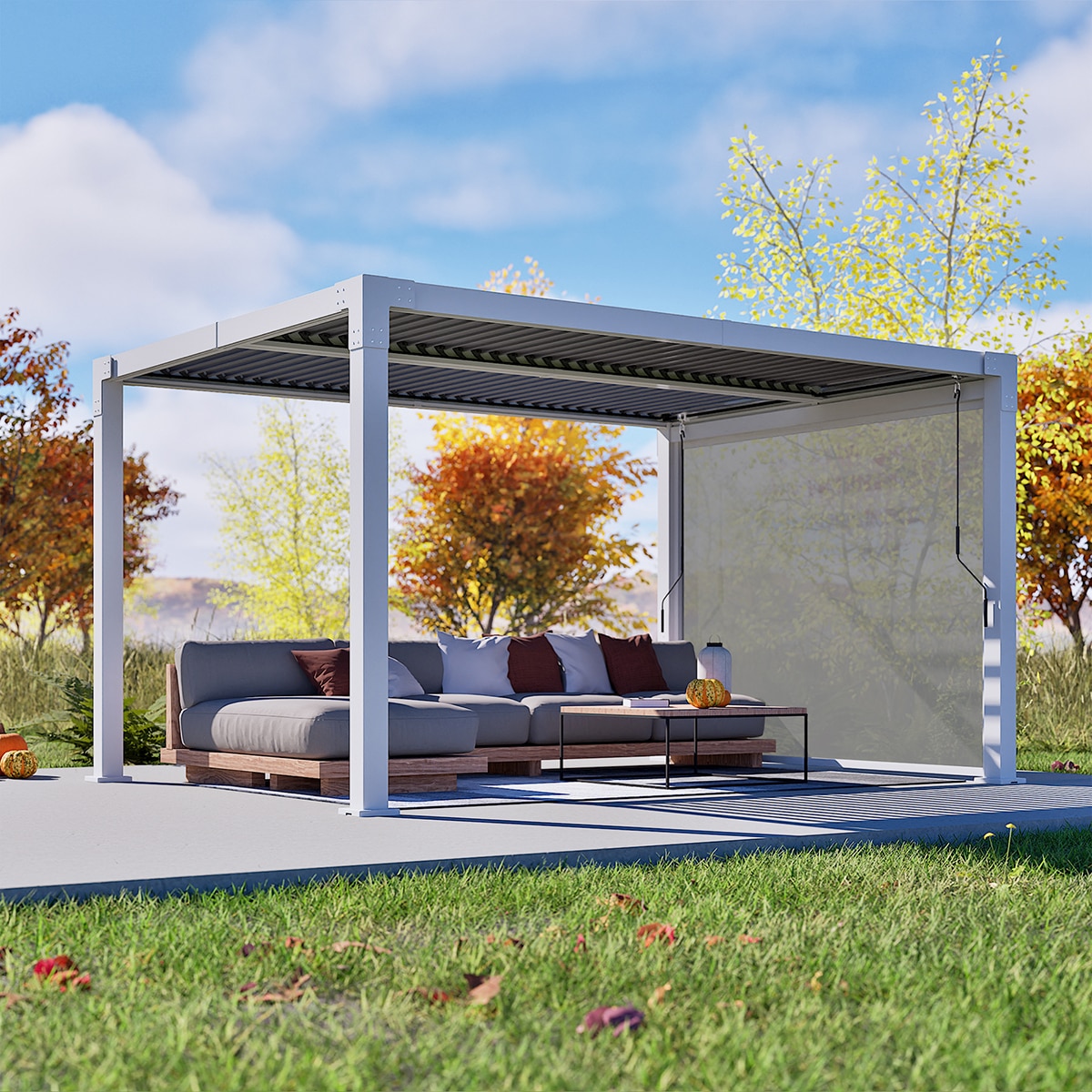 소자그 하나 루벌드 1013 퍼골라 화이트