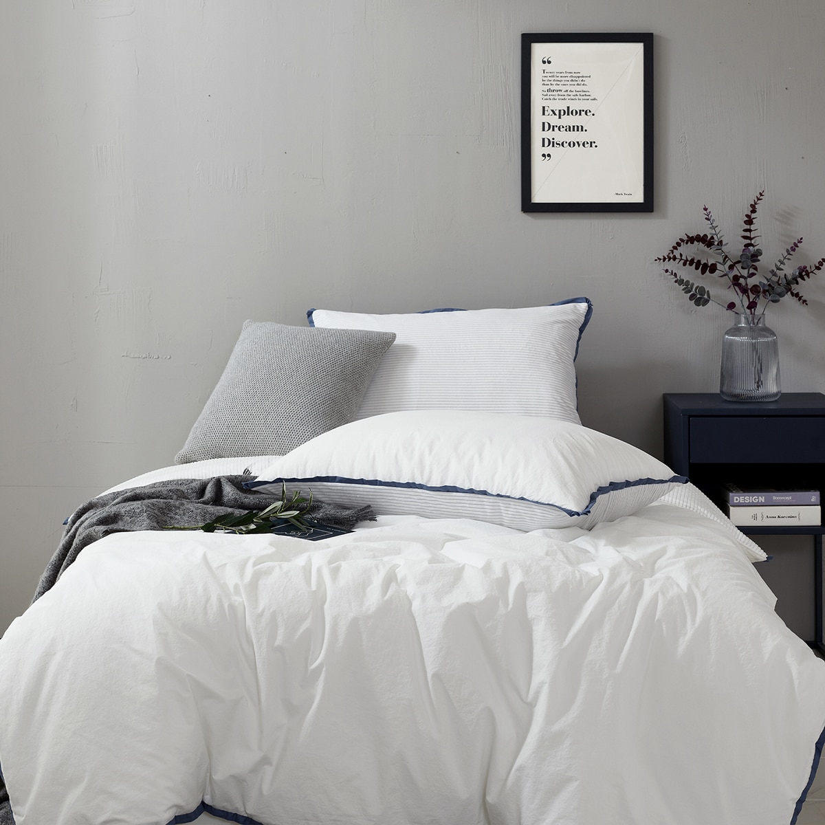 April At Home고밀도면 무봉제 극세사 양면차렵이불- SG, 화이트 April At Home고밀도면 무봉제 극세사 양면차렵이불- SG, 화이트