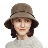 불레부 여성 울 버킷햇 - 베이지 불레부 여성 울 버킷햇 - 베이지