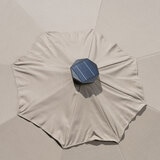 선빌라 LED 정원용 우산, 지름 2.9m, 베이지