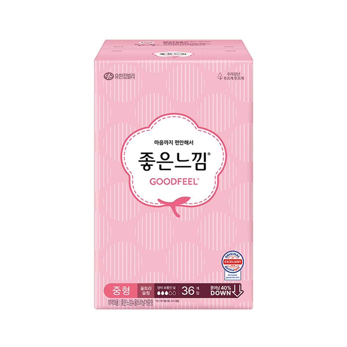 좋은느낌 오리지널 울트라날개 - 중형 36 x 4 좋은느낌 오리지널 울트라날개 - 중형 36 x 4
