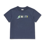 알로봇 키즈 반소매 티셔츠 세트 - 크림/네이비