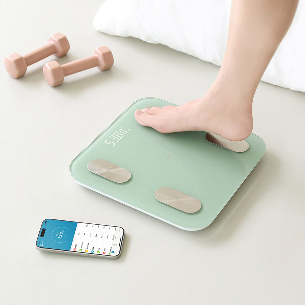 무아스 더 슬림핏 체지방 체중계