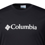 컬럼비아 남성 반소매 티셔츠 - 블랙, L