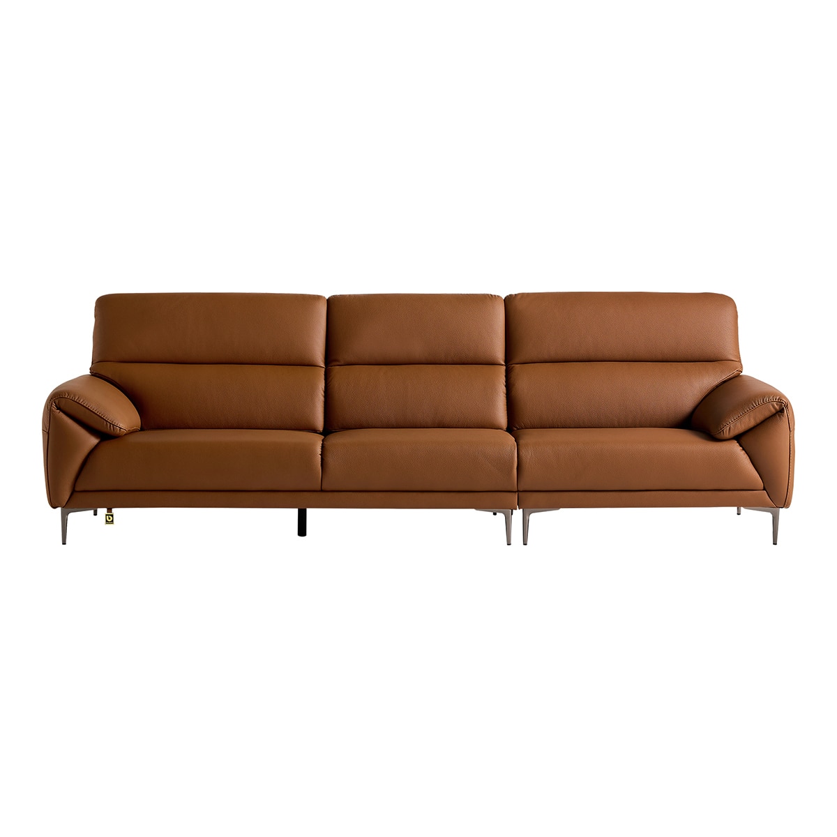 다우닝 데이지 전체 천연가죽 소파 4인