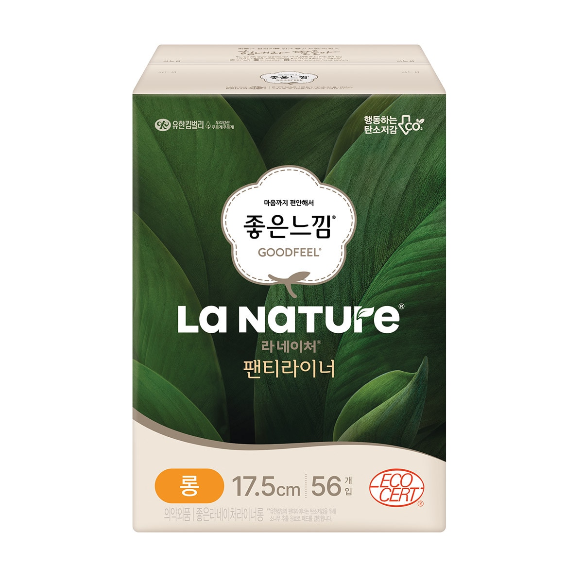 좋은느낌 라네이처 라이너 롱 56개 x 4팩