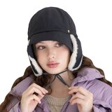 안드레아바나 여성 이어머프 모자 - 블랙 안드레아바나 여성 이어머프 모자 - 블랙