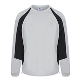 푸마 남성 긴소매 액티브 우븐 크루 - 그레이, M