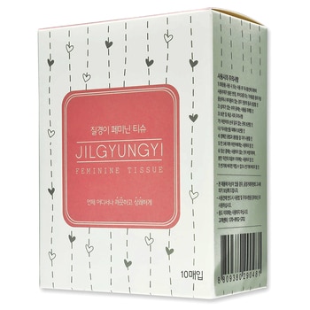 질경이 페미닌 티슈 10매 x 3