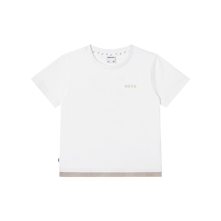 네파 키즈 반소매 티셔츠 - 화이트(일반) 네파 키즈 반소매 티셔츠 - 화이트(일반)