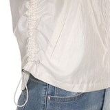 게스 여성 셔링 재킷 - 화이트, S