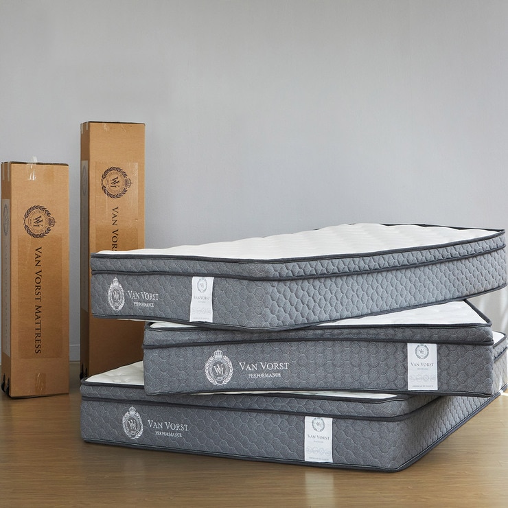 리비니아 필로우탑 롤팩 매트리스 킹 - 그레이