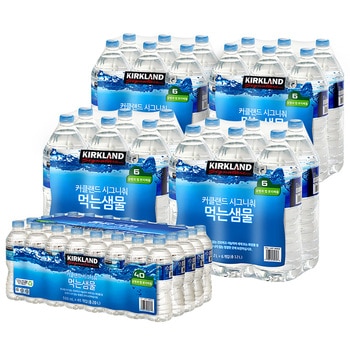 커클랜드 시그니춰 먹는 샘물 2L x 24 + 500ml x 40