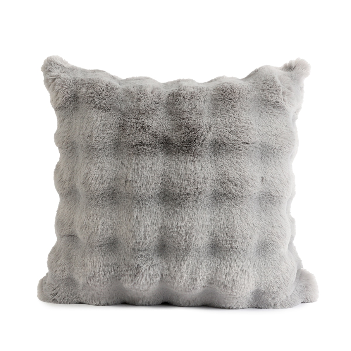 House & Home 인조 퍼 데코 쿠션 50x50cm - 그레이 House & Home 인조 퍼 데코 쿠션 50x50cm - 그레이