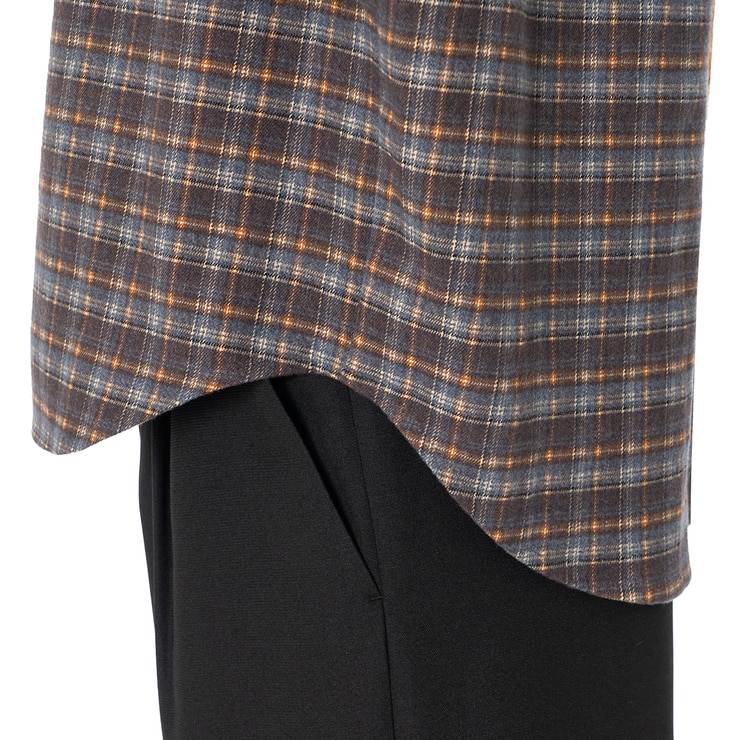 비지트 인 뉴욕 여성 체크 셔츠