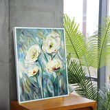 지클레 그림 액자 60x50cm - 꽃들의 속삭임