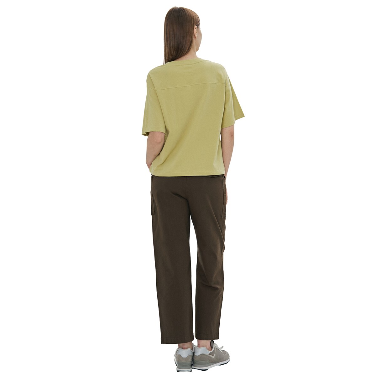 SOUP 여성 반소매 티셔츠 - 머스타드, M SOUP 여성 반소매 티셔츠 - 머스타드, M