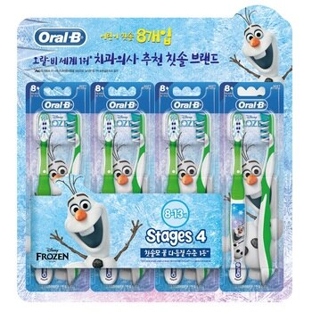 오랄비 어린이 칫솔 4단계 8개입 오랄비 어린이 칫솔 4단계 8개입