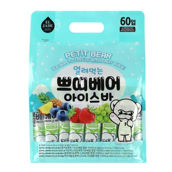 ELJADE 얼려먹는쁘띠베어 아이스바 35ml x 60