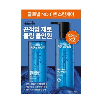 로레알 맨 엑스퍼트 워터로션 120ml x 2 로레알 맨 엑스퍼트 워터로션 120ml x 2