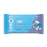 스카트 변기에 버리는 화장실 청소티슈 40매 x 8