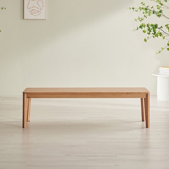 본톤 애쉬 원목 벤치 의자 CS-801B