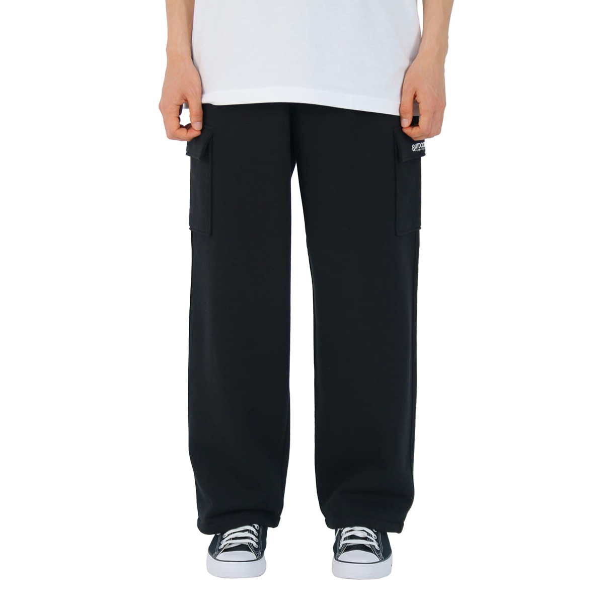 아웃도어프로덕츠 남성 기모 카고 팬츠 - 블랙, M