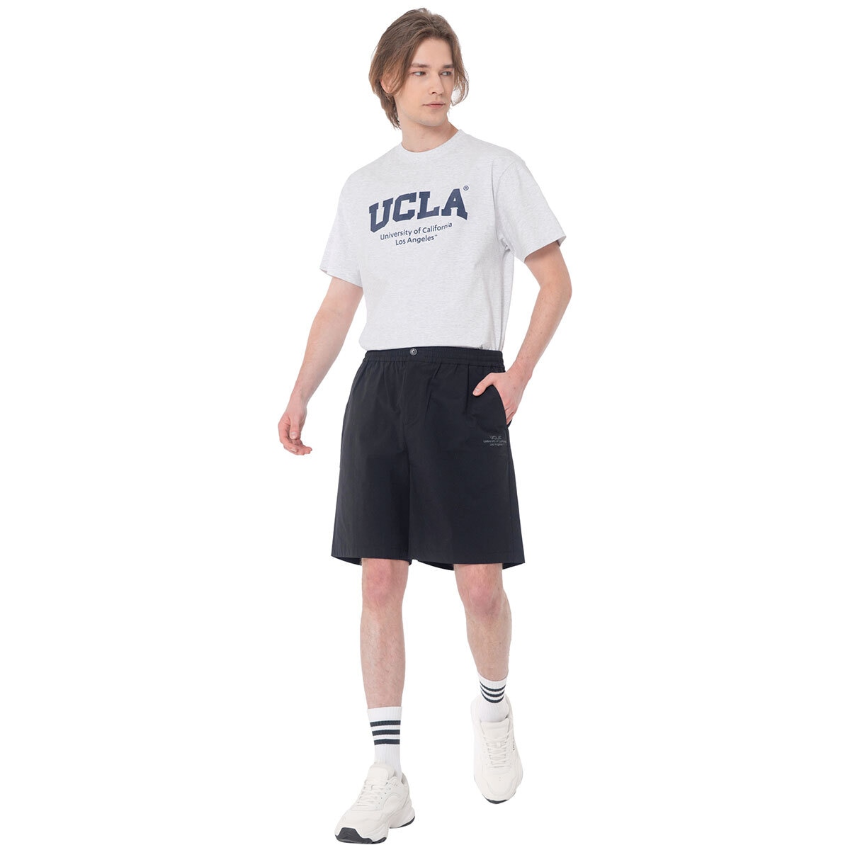 UCLA 성인 캐주얼 반바지 - 블랙