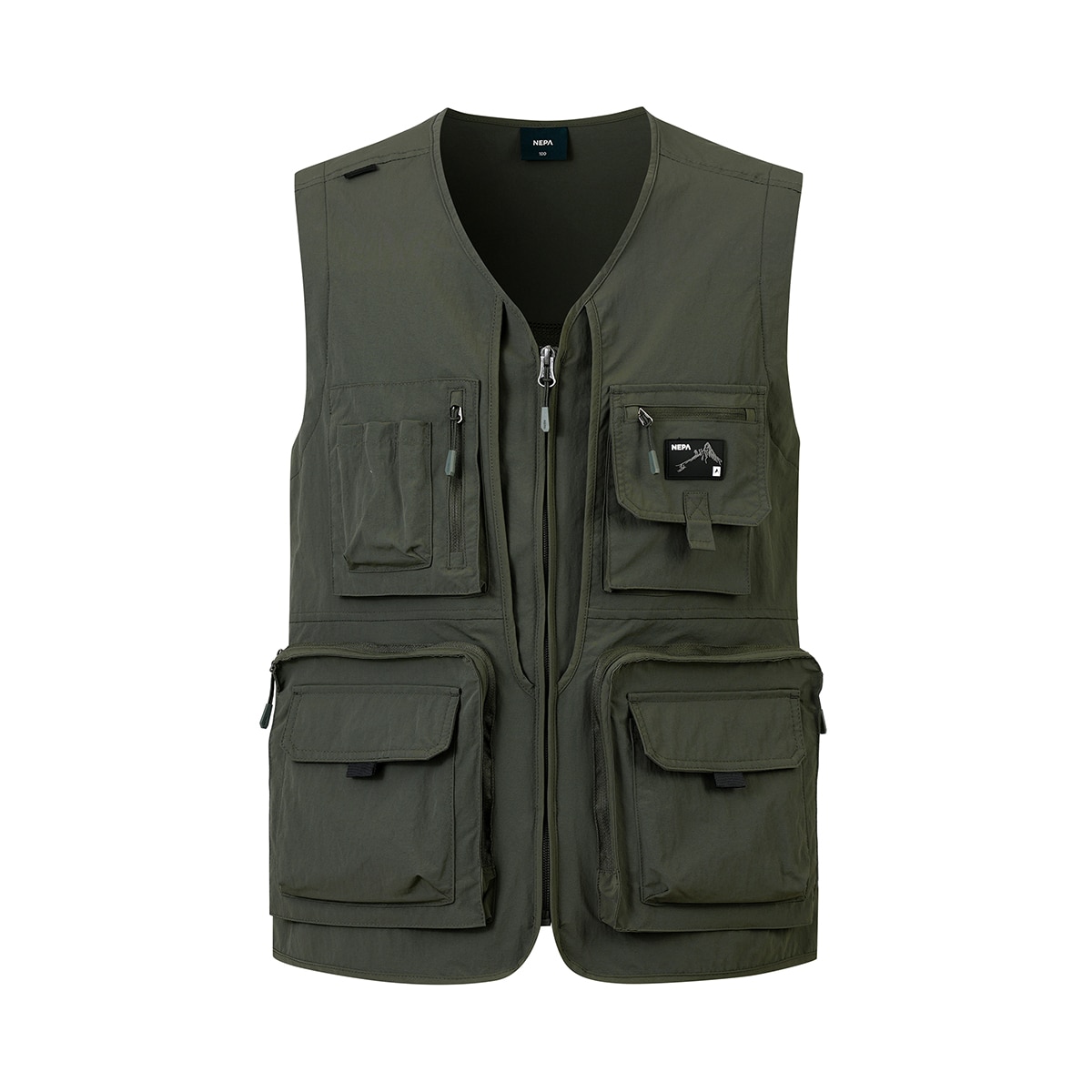 네파 성인 유틸리티 우븐 조끼 - 다크 카키