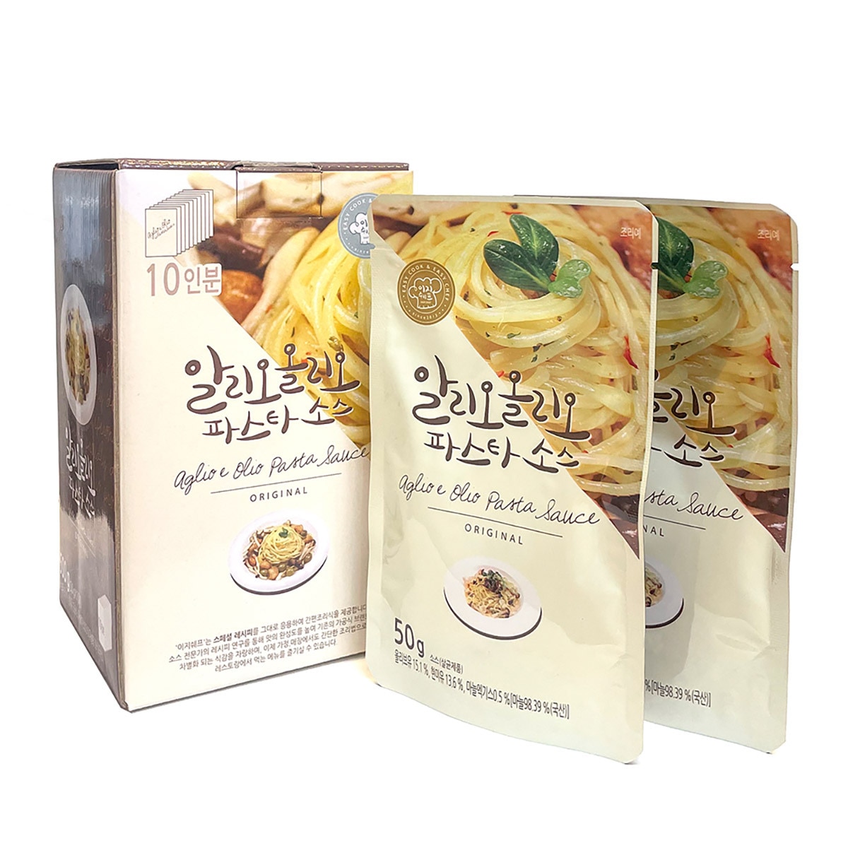 이지쉐프 알리오올리오 파스타소스 50G X 10 / 최소구매 2 | 코스트코 코리아