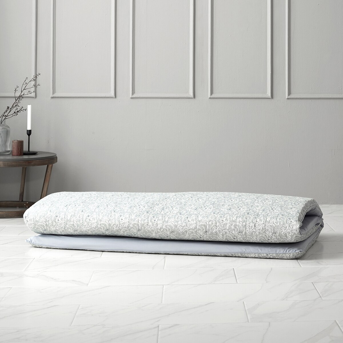 에이프릴앳홈 AMB 목화솜 워싱면요 - 퀸, 디프(그레이)